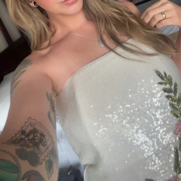 Staud Casey Dress in Magnolia - Picture 2 of 3